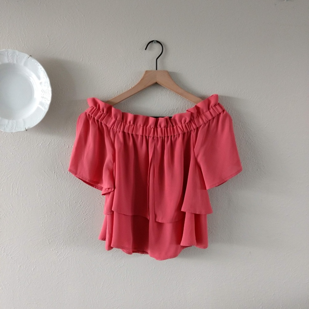 Leith Off The Shoulder Layer Blouse - Picture 3 of 5